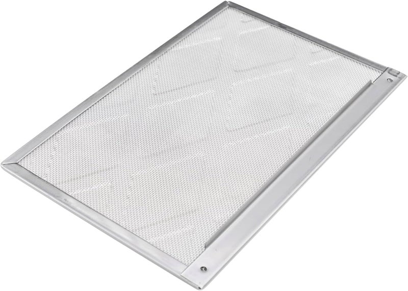 Hoopmon Gutter Guard – 100% Stainless-Steel Micro-Mesh Design, Pine Needle & Small Debris Protection, Fits 6 in K‑Style & Half‑Round Gutters, DIY Screws Included (6in Sample - 1 Panel) - Image 1